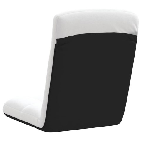 KRZESŁO PODŁOGOWE SKŁADANE BIAŁE 71X51X62CM TKANINA