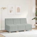 SOFA FOTEL JASNOSZARY 55CM AKSAMIT