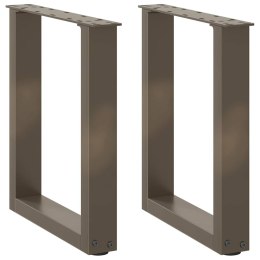 NOGI DO STOLIKA KAWOWEGO 2 SZT. NATURALNA STAL 28X(42-43)CM