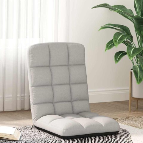 KRZESŁO PODŁOGOWE SKŁADANE CLOUD GREY 71X51X62CM TKANINA