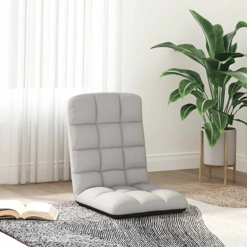 KRZESŁO PODŁOGOWE SKŁADANE CLOUD GREY 71X51X62CM TKANINA