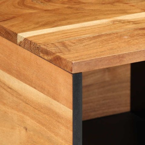 STOLIK KAWOWY 80X50X40CM LITE DREWNO AKACJOWE