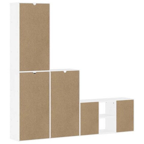 4-CZĘŚCIOWY ZESTAW POD TELEWIZOR Z MIEJSCEM DO PRZECHOWYWANIA