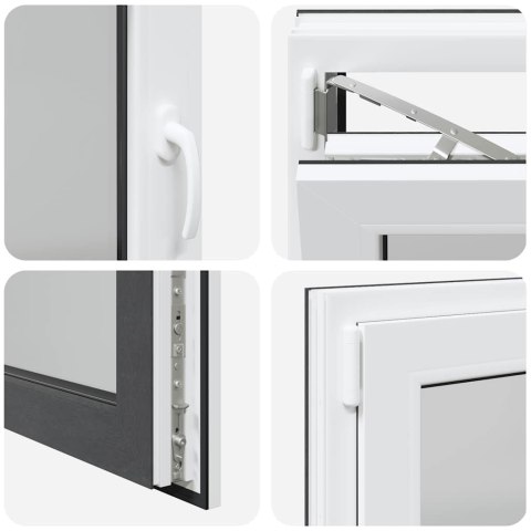 OKNO PIWNICZNE RISOR 90X60CM UCHYLNO-ROZWIERNE DIN LEWE