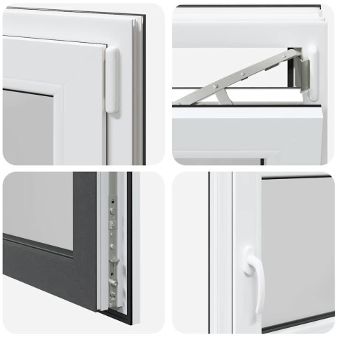 OKNO PIWNICZNE RISOR 110X60CM UCHYLNO-ROZWIERNE DIN PRAWE