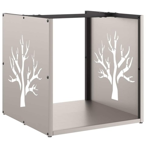 STOJAK NA DREWNO OPAŁOWE 40X40X40CM STAL NIERDZEWNA