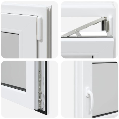 OKNO PIWNICZNE RISOR 120X60CM UCHYLNO-ROZWIERNE DIN PRAWE BIAŁE