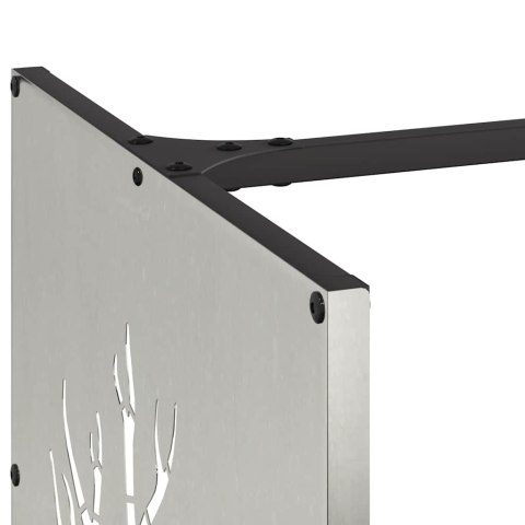 STOJAK NA DREWNO OPAŁOWE 40X40X40CM STAL NIERDZEWNA