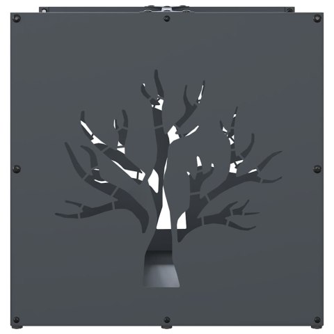 STOJAK NA DREWNO OPAŁOWE ANTRACYT STAL WALCOWANA NA ZIMNO