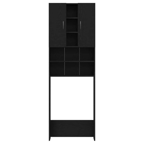 SZAFKA NA PRALKĘ CZARNY DĄB 64X25,5X190CM