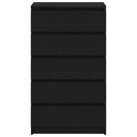 KOMODA CZARNY DĄB 60X36X103CM