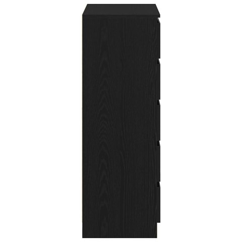 KOMODA CZARNY DĄB 60X36X103CM