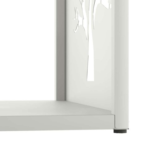 STOJAK NA DREWNO OPAŁOWE BIAŁY STAL WALCOWANA NA ZIMNO