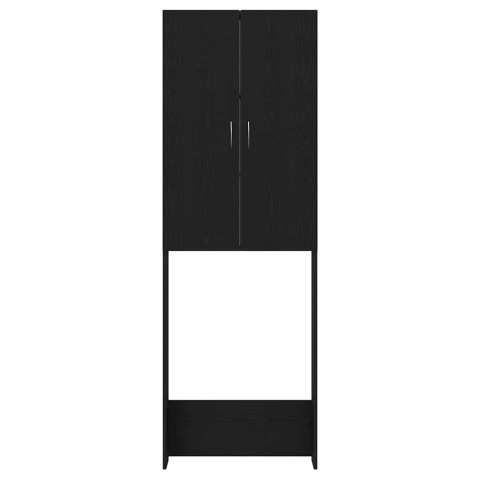 SZAFKA NA PRALKĘ CZARNY DĄB 64X25,5X190CM