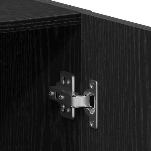 SZAFKA NA PRALKĘ CZARNY DĄB 64X25,5X190CM