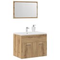 2-CZĘŚCIOWY ZESTAW MEBLI ŁAZIENKOWYCH DĄB ARTISAN