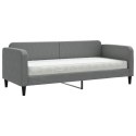 VidaXL Sofa z materacem do spania, ciemnoszara, 80x200 cm, tkanina