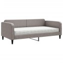 VidaXL Sofa z materacem do spania, kolor taupe, 100x200 cm, tkanina