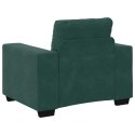 SOFA FOTEL CIEMNOZIELONY 59CM AKSAMIT
