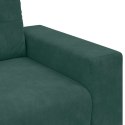 SOFA FOTEL CIEMNOZIELONY 59CM AKSAMIT