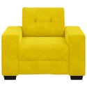 SOFA FOTEL ŻÓŁTY 59CM AKSAMIT