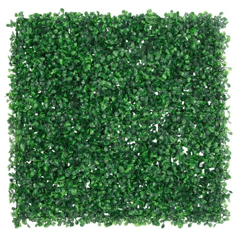 MATY OGRODZENIOWE SZTUCZNY ŻYWOPŁOT, 6 SZT. ZIELONE 50X50CM