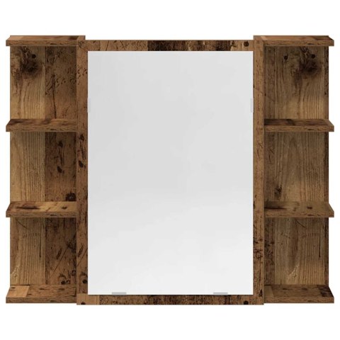 3-CZĘŚCIOWY ZESTAW MEBLI ŁAZIENKOWYCH KOLOR STAREGO DREWNA