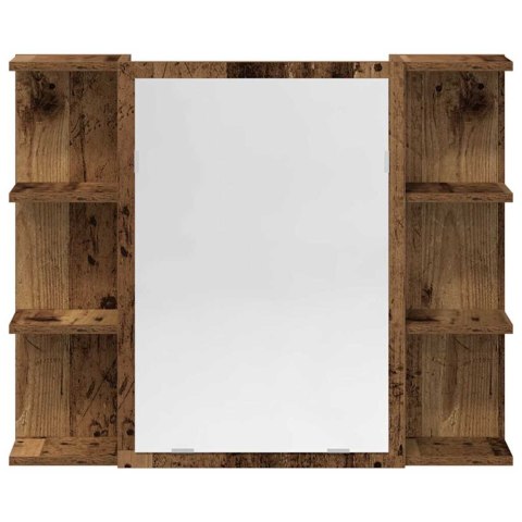 3-CZĘŚCIOWY ZESTAW MEBLI ŁAZIENKOWYCH KOLOR STAREGO DREWNA