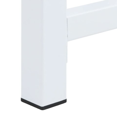 PODWÓJNY PODEST POD PRALKĘ Z PÓŁKAMI BIAŁY