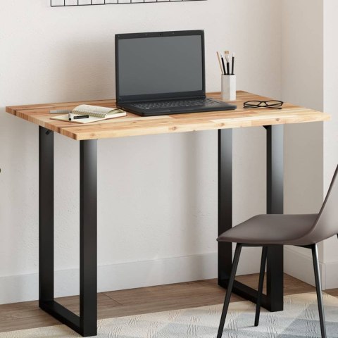 BLAT STOŁU PROSTOKĄTNY 80X70X2CM LITE DREWNO AKACJOWE