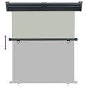 MARKIZA BOCZNA NA BALKON 145X250CM SZARA