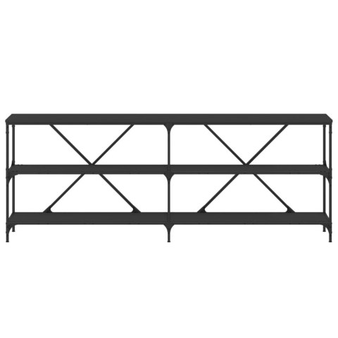 STOLIK KONSOLOWY CZARNY 200X30X75CM