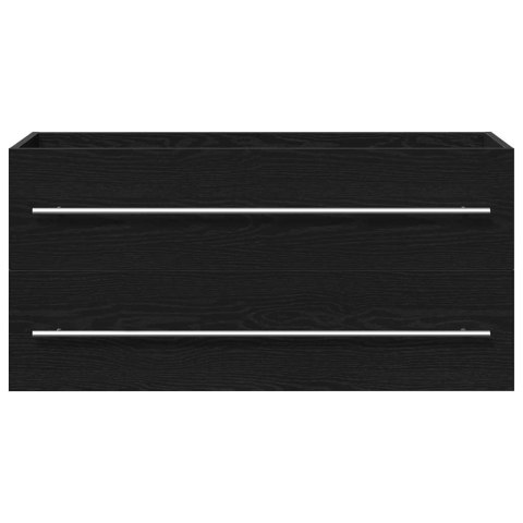SZAFKA POD UMYWALKĘ CZARNY DĄB 100X38,5X48CM