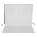 TŁO FOTOGRAFICZNE BEZ STELAŻA BAWEŁNA 300X300CM BIAŁE