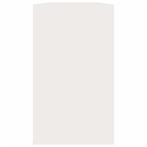 ŁAWKA Z MIEJSCEM NA BUTY POŁYSK BIAŁA 80X24X45CM