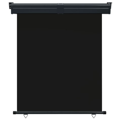 MARKIZA BOCZNA NA BALKON 145X250CM CZARNA