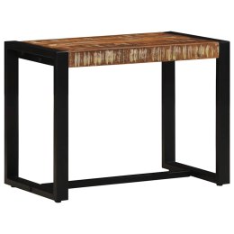 ŁAWKA WIELOKOLOROWA 60X35X45CM LITE DREWNO ODZYSKANE