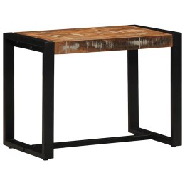 ŁAWKA WIELOKOLOROWA 60X35X45CM LITE DREWNO ODZYSKANE