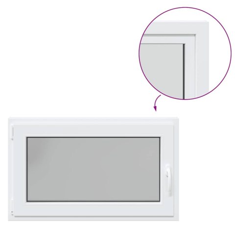 OKNO PIWNICZNE RISOR 100X70CM UCHYLNO-ROZWIERNE DIN LEWE BIAŁE