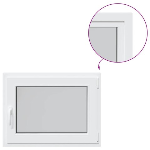 OKNO PIWNICZNE RISOR 80X70CM UCHYLNO-ROZWIERNE DIN PRAWE BIAŁE