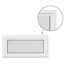 OKNO PIWNICZNE RISOR 100X50CM UCHYLNO-ROZWIERNE DIN LEWE BIAŁE