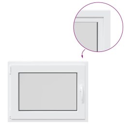 OKNO PIWNICZNE RISOR 80X50CM UCHYLNO-ROZWIERNE DIN LEWE BIAŁE