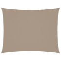 ŻAGIEL PRZECIWSŁONECZNY WODOODPORNY OGRODOWY MARKIZA TARAS 4X6M TAUPE