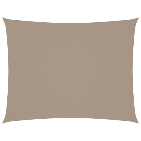 ŻAGIEL PRZECIWSŁONECZNY WODOODPORNY OGRODOWY MARKIZA TARAS 4X6M TAUPE