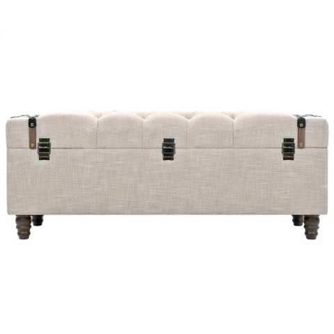 ZESTAW 3 ŁAWEK ZE SCHOWKAMI LITE DREWNO I STAL 112X37X45CM