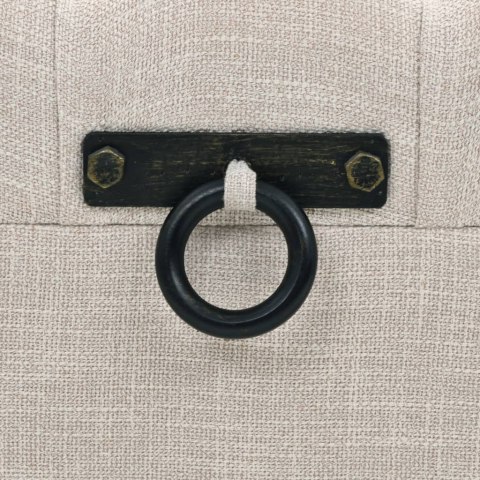 ZESTAW 3 ŁAWEK ZE SCHOWKAMI LITE DREWNO I STAL 112X37X45CM