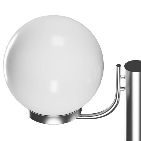 LAMPA OGRODOWA NA SŁUPKU 2 KULE 220CM