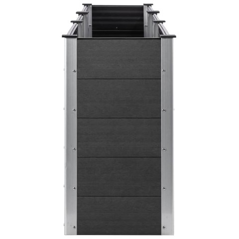 PODWYŻSZONA DONICA OGRODOWA 300X100X91CM WPC SZARA