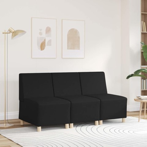 SOFA FOTEL CZARNY 55CM SKÓRA EKOLOGICZNA