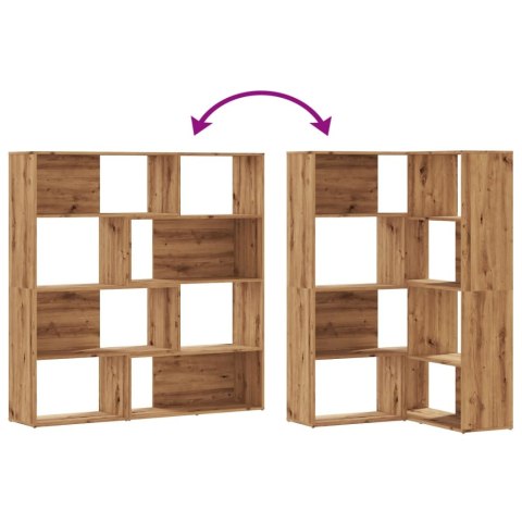 4-POZIOMOWY REGAŁ NAROŻNY DĄB ARTISIAN 85X85X140CM